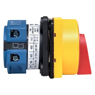 Переключатель кулачковый ПК-1-12 25А 2P 0-1 с блокировкой IP65 EKF PROxima
