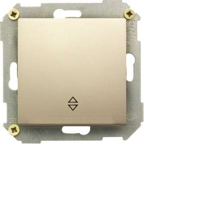 Переключатель проходной 1-кл. СП Simon 34 10А IP20 механизм шампань Simon 34201-034