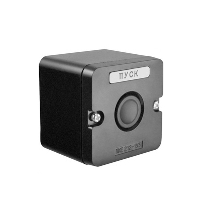 ПКЕ 212-1 У3, 10А, 660В, 1 элемент, чёрный цилиндр, накладной, IP40 (ЭТ)