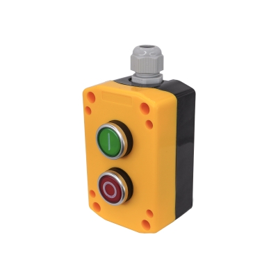 ПКУ22-2141-65У1, 1 зелёный цилиндр "I" (НО), 1 красный цилиндр "O" (НЗ), IP65 (ЭТ)