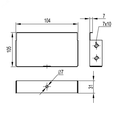 Пластина TC/RRC/RRD/RRS 100х100 30265HDZ