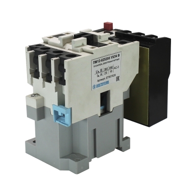 ПМ12-025200 УХЛ4 В, 220В, 1з, 25А, нереверсивный, с реле РТТ-131 21,2-28,7А, IP00 (ЭТ)(Китай)