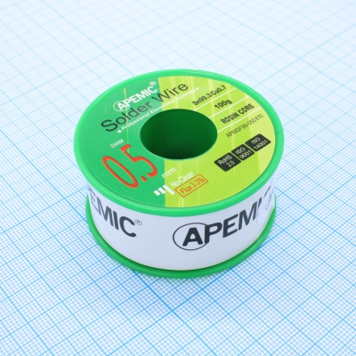 Припой Sn99,3Cu0,7 ROL0 0.5мм 100гр