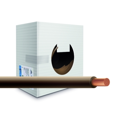 Провод монтажный cabH05V-K-1x0.75-b200-brn