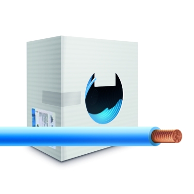 Провод монтажный cabH07V-K-1x4-b100-blu