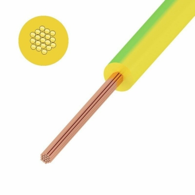 Провод ПуГВ (ПВ-3) 1,5 мм 500 м ж/з ГОСТ 31947-2012,ТУ 16-705. 501-2010 01-8618-3