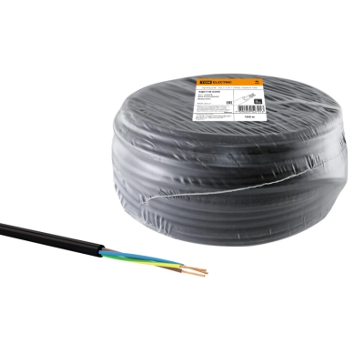 Провод ПВС 3х0,75 ГОСТ (100м), черный SQ0118-0295