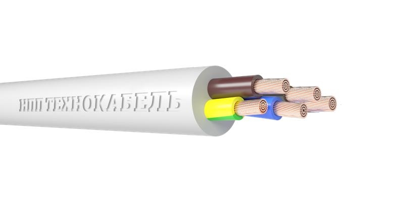 Провод ПВС 5х1.5 (4х1.5+1х1.5) 380В Б (бухта) (м) 00-00148779