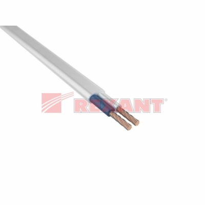 Провод ШВВП 2х0,5 мм 300 м белый ГОСТ 7399-97 01-8082-6