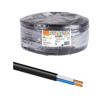 Провод ВВГмб-П нг(А)-LS 2х6 220/380 (100м) Народный SQ0117-1426