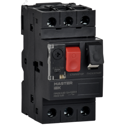 Пускатель ПРК32-0,63 In=0,63A Ir=0,4-0,63A Ue 660В DMS11-C63