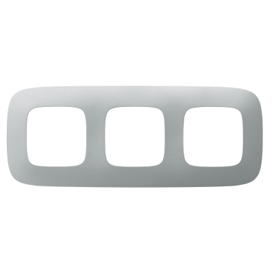 Рамка 3-м Valena Allure универсальная алюм. Leg 754393