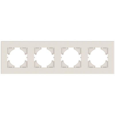 Рамка 4-местн. City беж. С1114-003