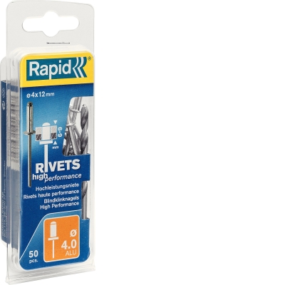 RAPID 4.0 х 12 мм, 50 шт, алюминиевая заклепка (5000384)