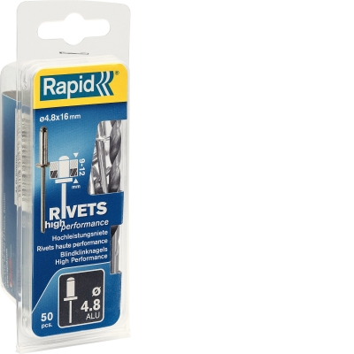 RAPID 4.8 х 16 мм, 50 шт, алюминиевая заклепка (5000390)