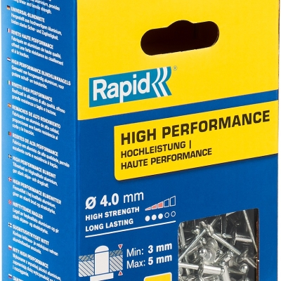 RAPID R:High-performance-rivet, 4.0 х 8 мм, 500 шт, алюминиевая высокопроизводительная заклепка (5001432)