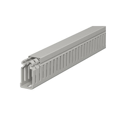 Распределительный кабельный канал LKV 50x25x2000 мм (ПВХ,серый) LKV 50025 6178310