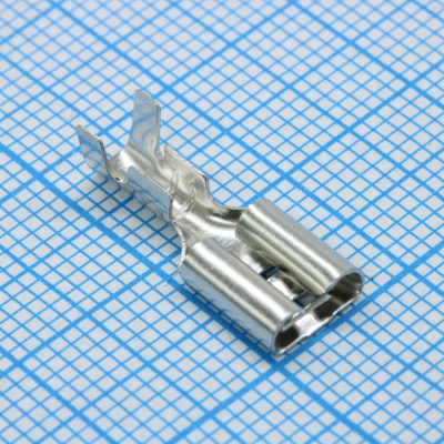 Разъем плоский неизолированный (мама) РП-М(л) 2,5 - (6,3)