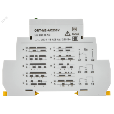Реле времени ORT многофункциональное 2 конт. 230 В AС ORT-M2-AC230V