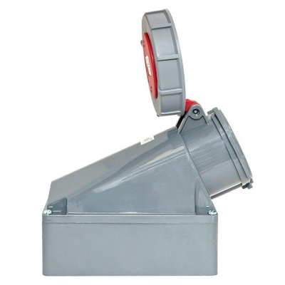 Розетка стационарная наружная 1352 3Р+РЕ+N 63А 380В IP67 PROxima ps-1352-63-380