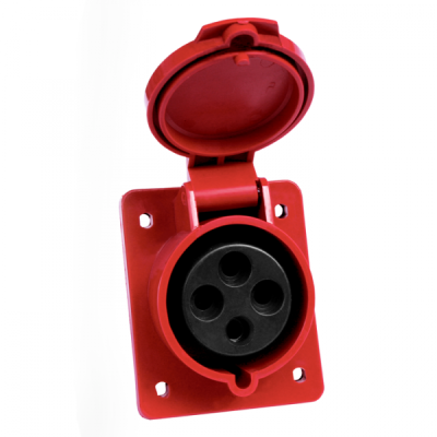 Розетка стационарная внутренняя 414 3Р+РЕ 16А 380В IP44 PROxima ps-414-16-380