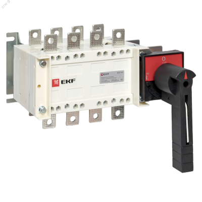 Рубильник-переключатель 250A 4P c рукояткой управления для прямой установки PowerSwitch pscs-250-4