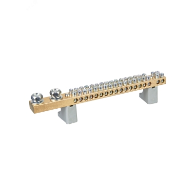 Шина N "ноль" на двух угл. изол. 200А ШНИ-10х18-36-L2-С YNN30-36-C2-K03