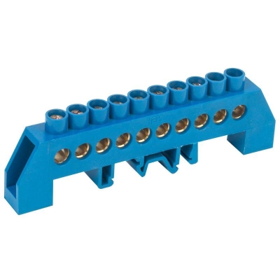 Шина нулевая в комб. DIN-изол. "Стойка" ШНИ-8х12-10-КС-С YNN10-812-10DP-K07