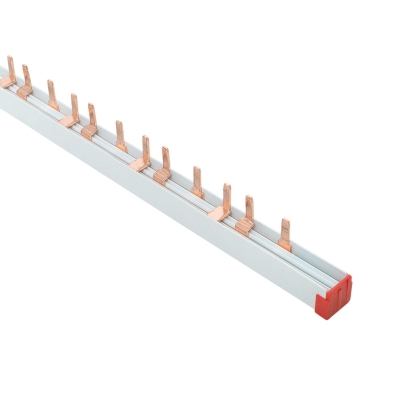 Шина соединительная PIN 3ф 63А мед. изол. 54мод (дл.1м) pin-03-63