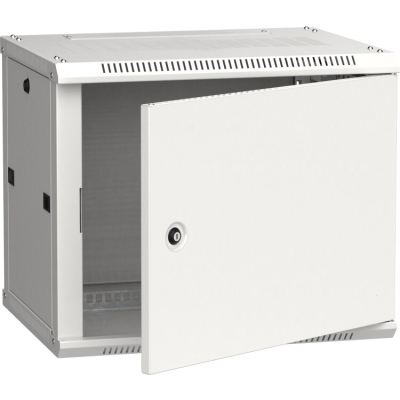 Шкаф LINEA W 9U 600x450 мм дверь металл, RAL7035 LWR3-09U64-MF