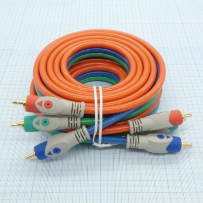 Шнур 3RCA - 3RCA (AV628)G 3м.