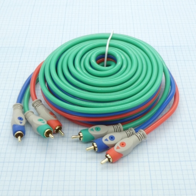 Шнур 3RCA - 3RCA (AV628)G 5м.