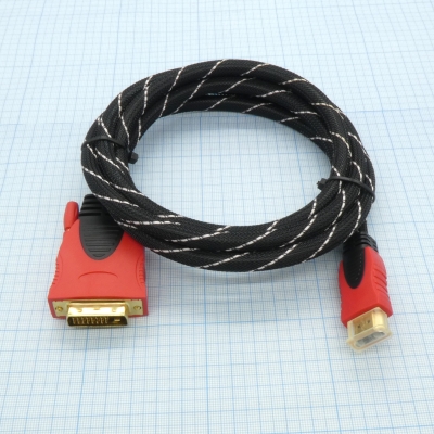 Шнур DVI - HDMI (AV-HD03)G 1,8 м.