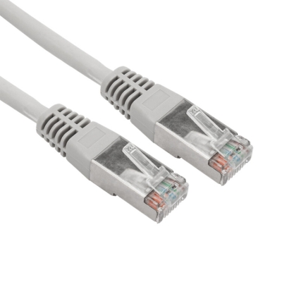 Шнур коммутационный, патч-корд F/UTP RJ45-RJ45, CAT 5e, ZH нг(А)-HF, серый, 3м 18-8006-1