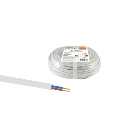 Шнур ШВВПмб 2х0,75 (5м), белый Народный SQ0120-0102