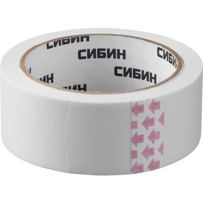 СИБИН 38 мм х 25 м, креповая, малярная лента (12111-38)