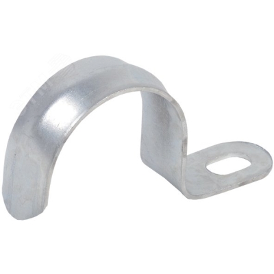 Скоба крепежная однолапковая d14-15мм метал. CMAT10-14-100