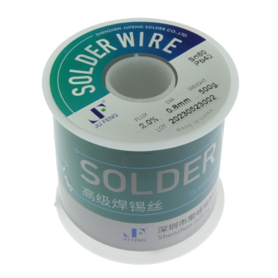 Sn60Pb40 flux 2% 0.8mm 500g (с флюсом)