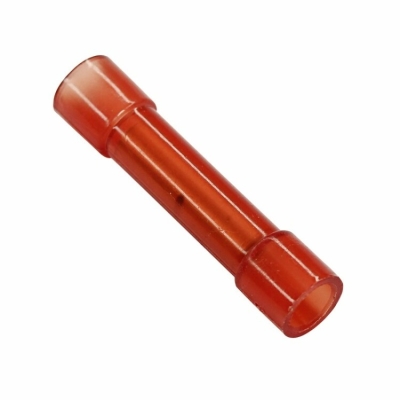 Соединительная гильза изолированная L-27.3 мм нейлон 0.5-1.5 мм? (ГСИ(н) 1.5/ГСИ-н 0,5-1,5) красная 08-0717