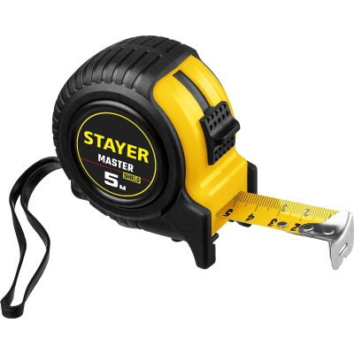 STAYER 5 м х 25 мм, рулетка (34025-05-25)