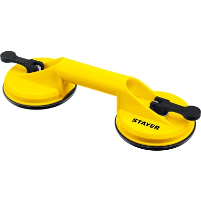 STAYER MAXLift, 80 кг, пластмассовый, двойной, стеклодомкрат на присоске (33718-2)