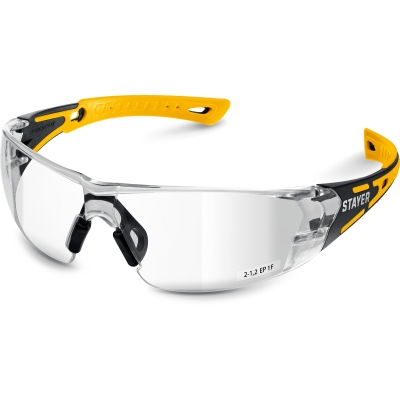 STAYER MX-9 прозрачные защитные очки, открытые, оптический класс 1 (110490)