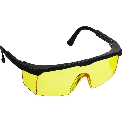 STAYER OPTIMA жёлтые защитные очки, открытые, оптический класс 1 (2-110453)