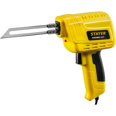 STAYER Thermo cut, 150 Вт, в наборе: 2 ножа, быстрый рез пенопласта + пластика, прибор для терморезки (45255-H2)