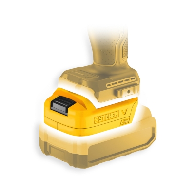 STEHER 20 В, адаптер для АКБ LMS под инструмент V1, (LMS-V1)