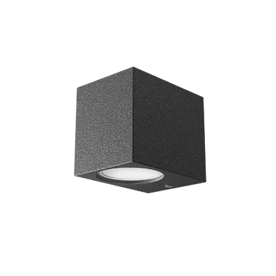 Светильник садово-парковый Cube настенный архитектурный, 2xGU10, 67*92*80mm, 170-240V / 50Hz, 2xMax.35W, IP54, 1/36 GD158