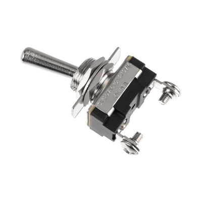 Тумблер 220V 10А (2c) ON-OFF однополюсный Mini (ASW-23) (в упак. 1шт.) 06-0330-A