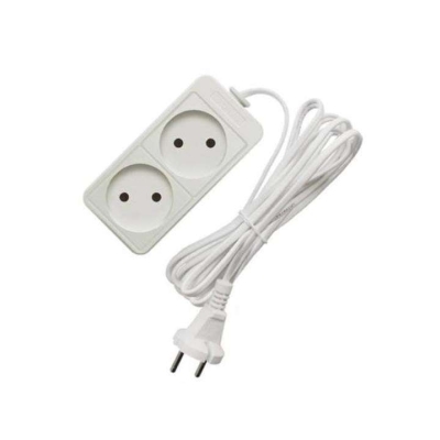 Удлинитель 2х3м без заземл. 10А IP20 2.2кВт ПВС 481S-1203