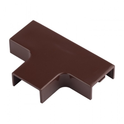 Угол T-образный (40х25) (4 шт) темное дерево Plast tchd-40-25x4