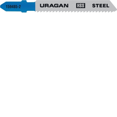 URAGAN T118B, T-хвост., по металлу, HSS, шаг 2 мм, 50 мм, 2 шт, полотна для лобзика (159485-2)